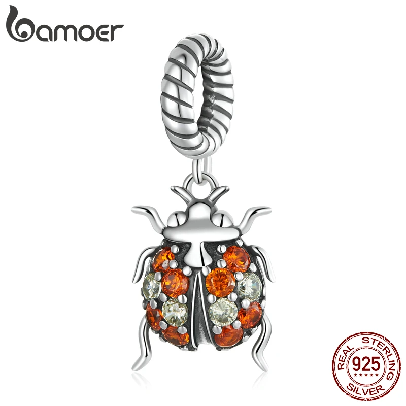 

Женский кулон «божья коровка» из серебра 925 пробы