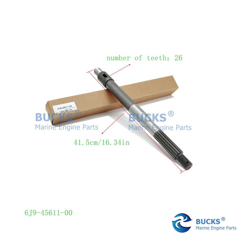 Вал пропеллера 6J9-45611-00 6J9-45611-01 Сделано в Тайване для двигателя Yamaha Outbaord