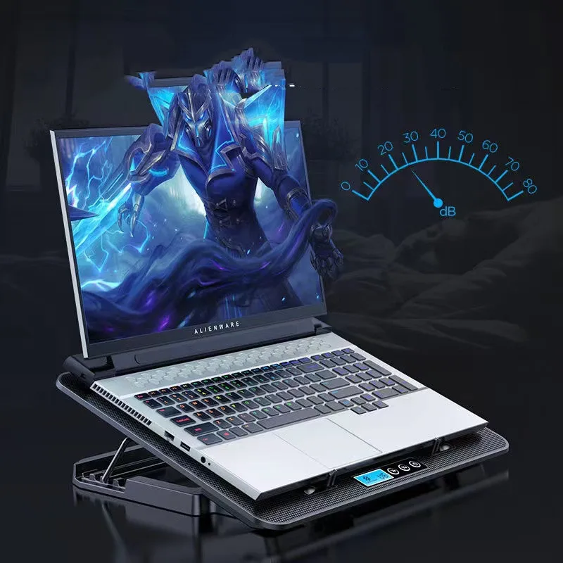 Two USB Laptop Cooler 11-17 inch Laptop Cooling Pads Notebook Cooler Stand With Six Fan Wind Speed Adjustable Laptop Stand Two USB Laptop Cooler 11-17 inch Laptop Cooling Pads Notebook Cooler Stand With Six Fan Wind Speed Adjustable Laptop Stand