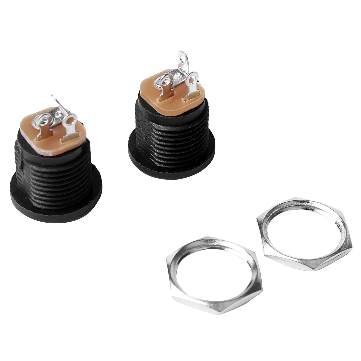 

10 Pcs Panel Mount 2.1x5.5mm Power Jack DC Socket