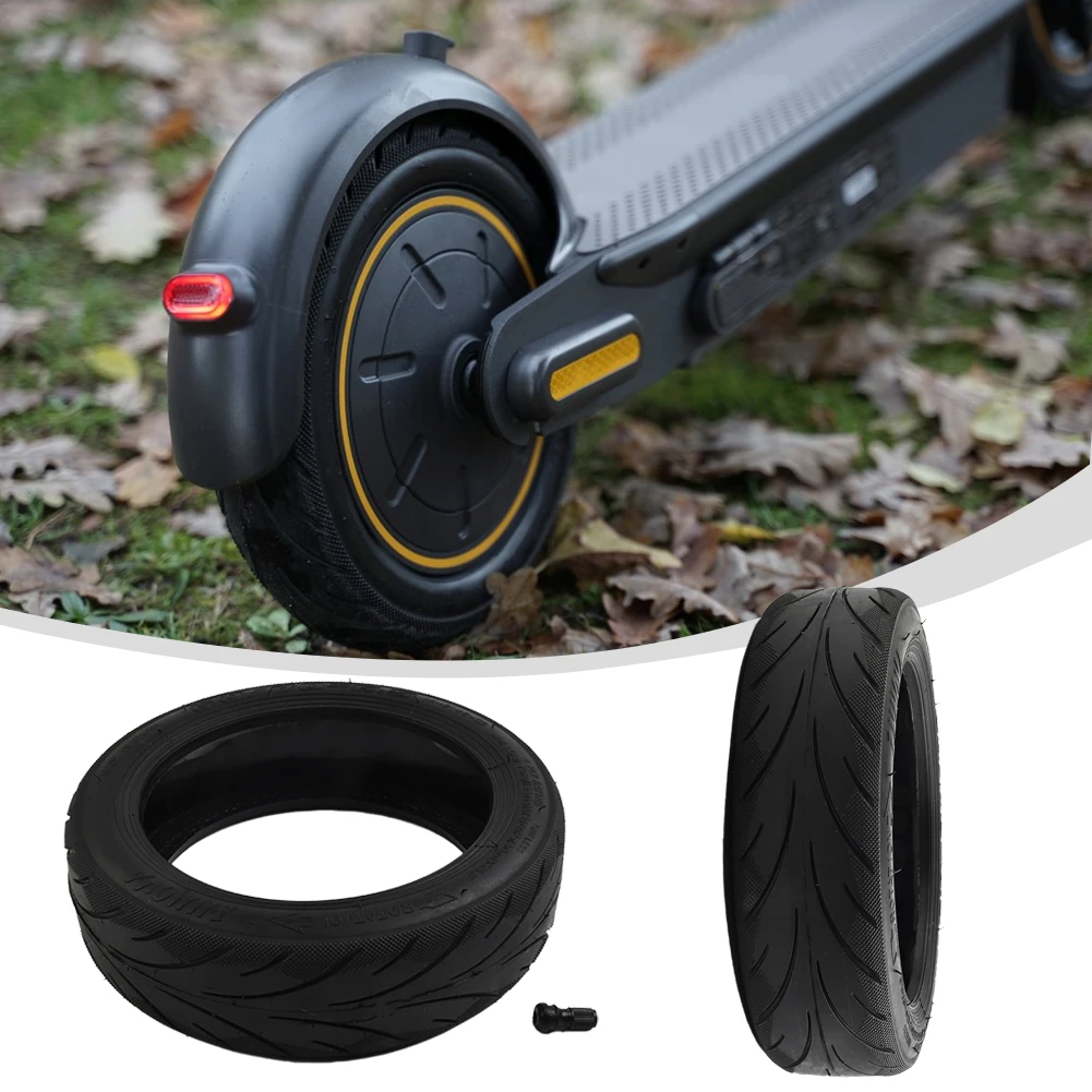 

10 Inch 60/70-6.5 Rubber Tire With Gas Nozzle Tubeless Tires For Ninebot Max G30 G30E Electric Scooter Tyre Hoverboard Accessory