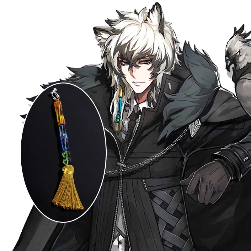 Реквизит для косплея игры SilverAsh arknight парики из аниме наручный браслет с ушками