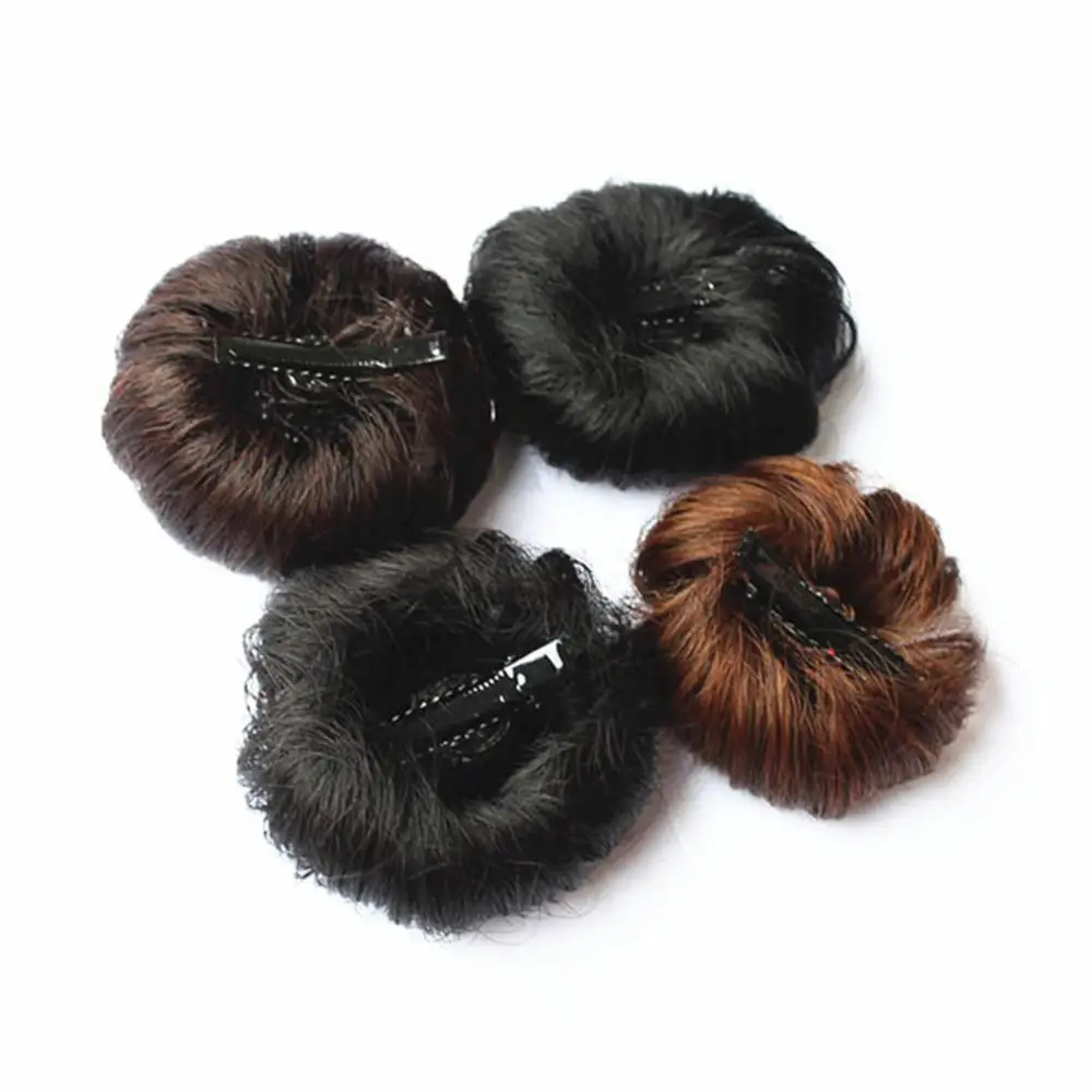 

Wig Hairpiece Accessories Extension Hair Bun Curly Wavy Kids Girls Messy Donut Chignons Hair Wrap