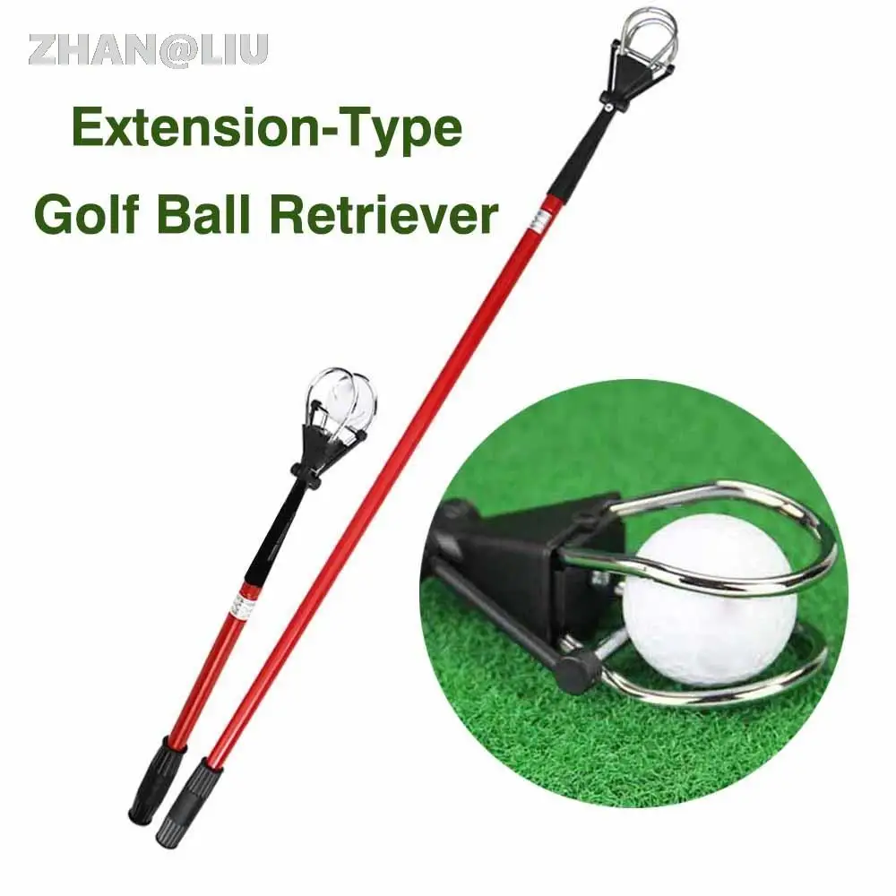 

New Golf Ball Retriever Telescopic Golf Ball Picker Portable Golf Pick Up Scoop Balls Grabber Retriever Golfer Tackle Accessory