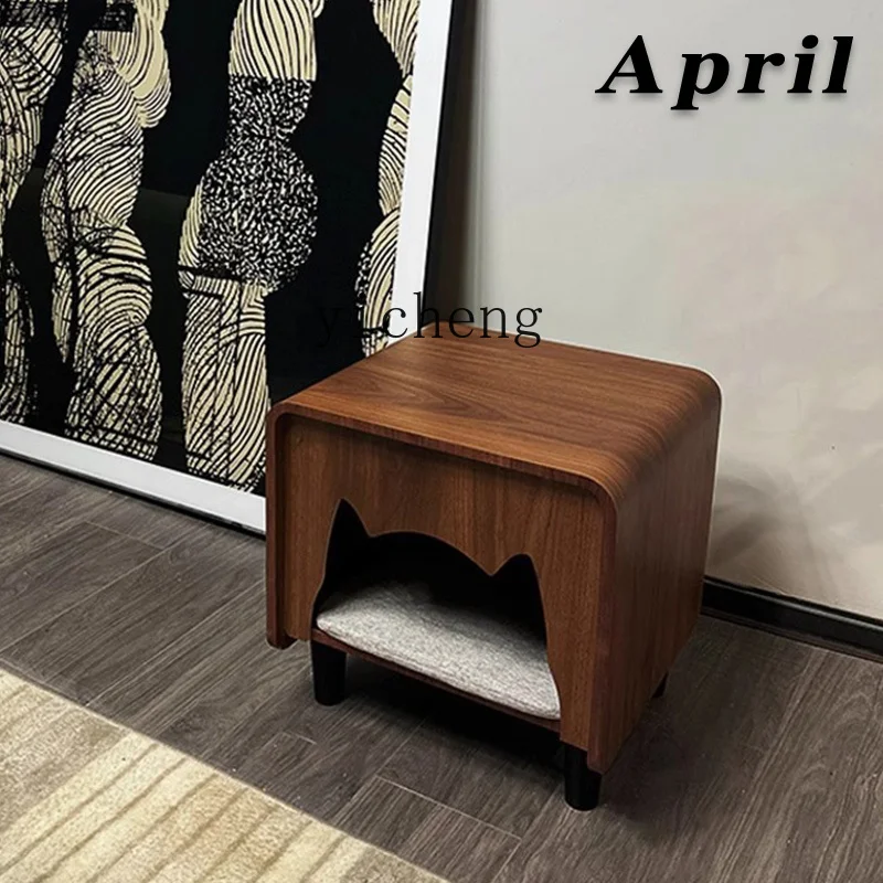 XL кошачье гнездо для обуви сменный стул кошачий боковой столик из массива дерева