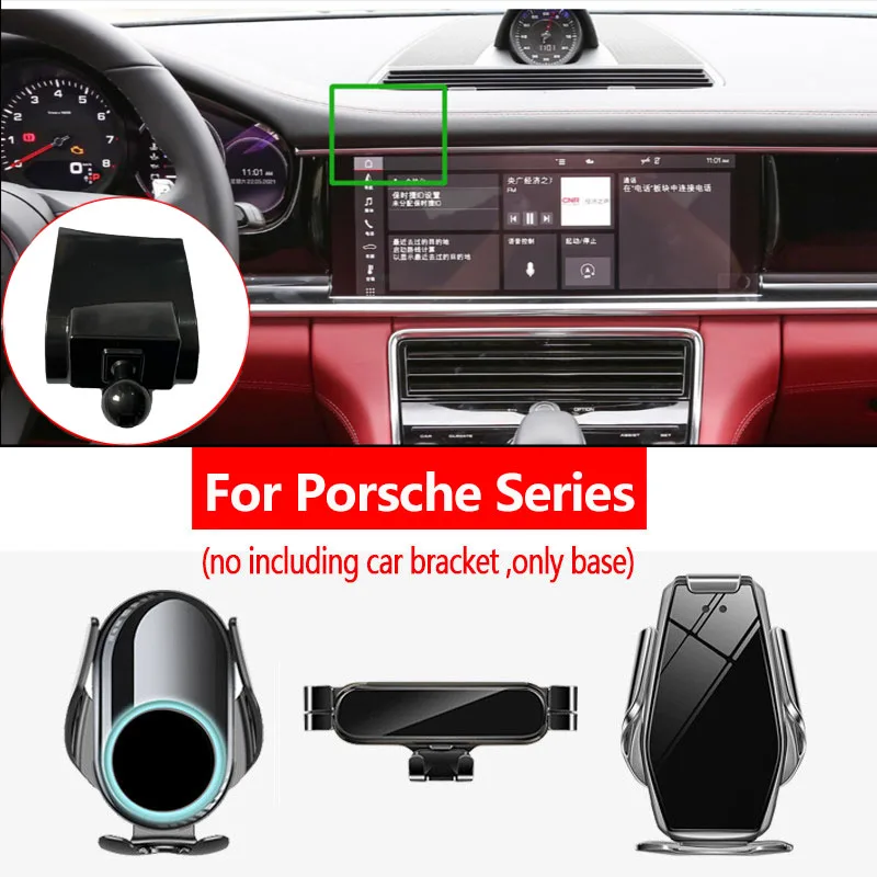 

Автомобильный держатель для телефона с поворотом на 360 °, подставка, основание, универсальный гравитационный держатель для сотового телефона в автомобиле, крепление с зажимом на вентиляционное отверстие, поддержка GPS для Porsche