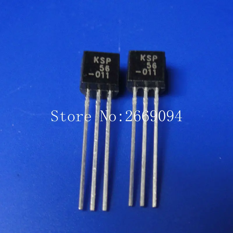 

20PCS/LOT KSP56 TO92 80 v 0.5 A PNP transistor switch
