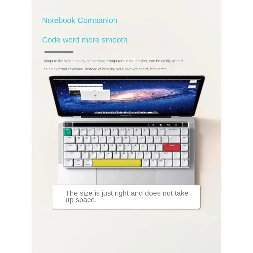 XINMENG C68 Трехрежимная механическая клавиатура с карливой осью Bluetooth Беспроводная
