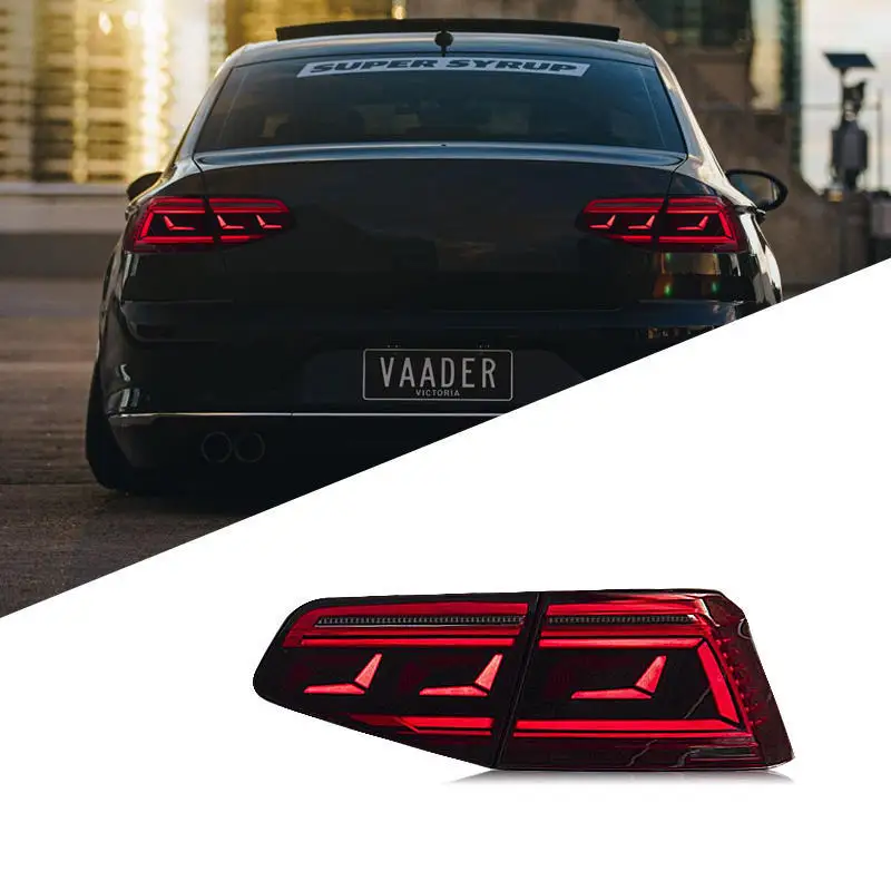 Автомобильные задние фонари для Volkswagen Passat B8 2015 2016 2017 2018-2020 светодиодный