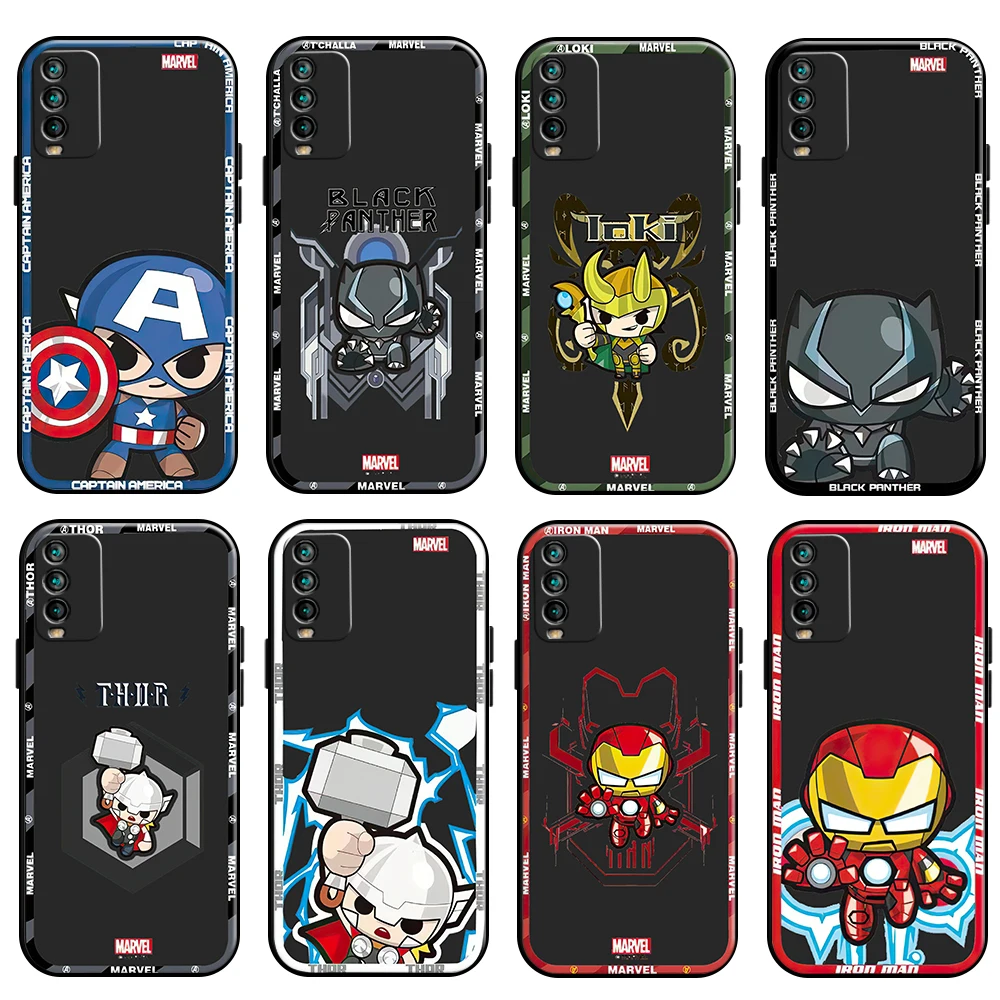 

Marvel Avengers Iron Man Phone Case For Xiaomi Redmi Note 10 5G 10S 10T 9 9S 9T 8 8T Pro Redmi 10 9 9AT 9T 9C 8 8A Black Soft