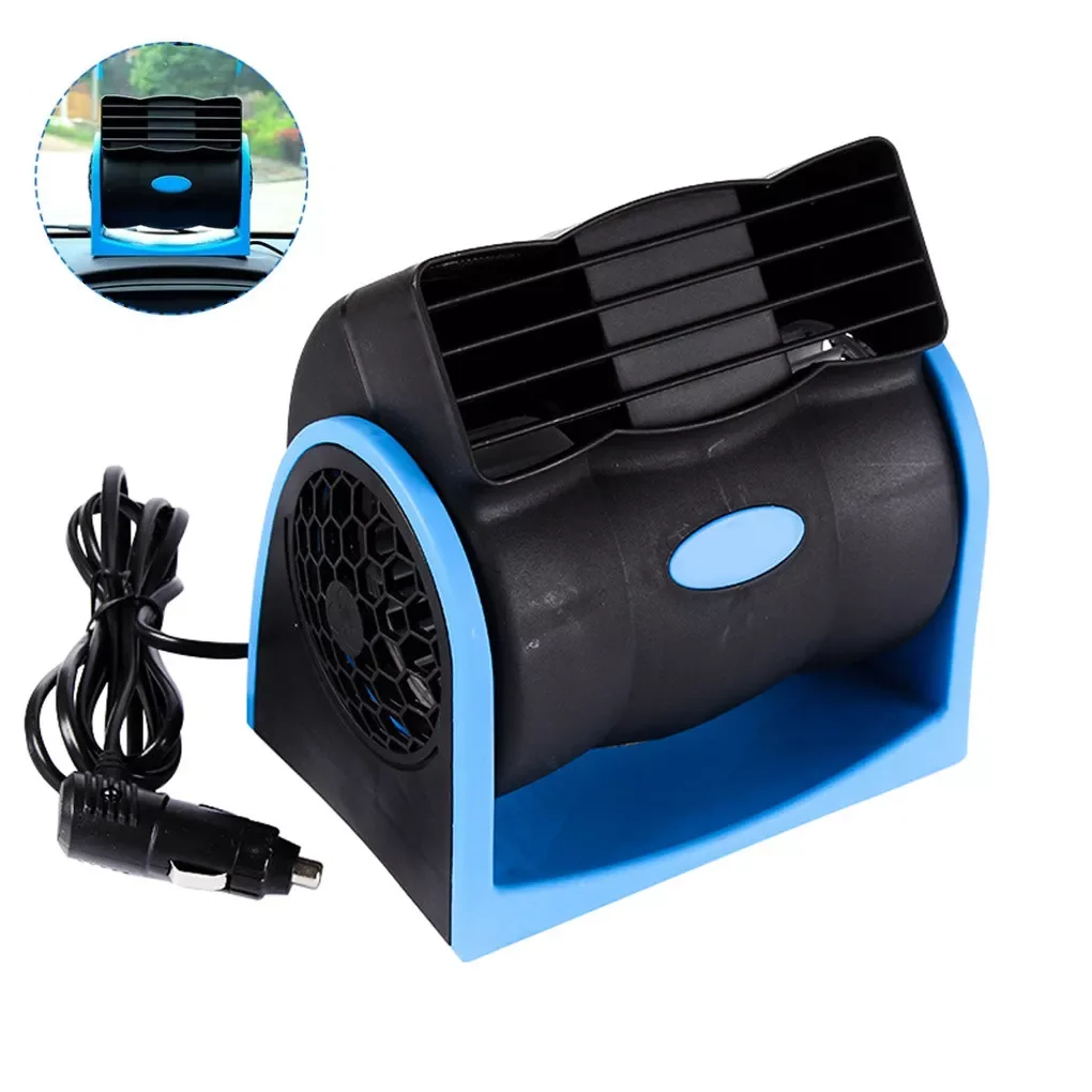 12V Adjustable Car Fans 2-Speed Wind Adjustable Auto Air Cooling System Low Noise Car Cooler Air Fan Cooling Accessories