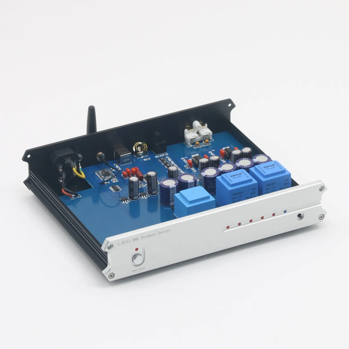 Фото Новый дизайн, 8-канальный параллельный ЦАП TDA1387 R2R NOS без потерь, USB, оптический, коаксиальный ЦАП, Hi-Fi аудиодекодер №2