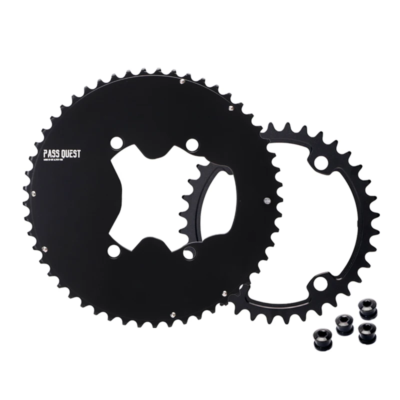 60-46T 2025 НОВЫЙ дизайн для Shimano ULTEGRA R8100 Dura-ace R9200 48-35T 56-42T двойные звездочки с двойным диском 110bcd (art.: 3920d45bc60e4) - 3920d45bc60e4