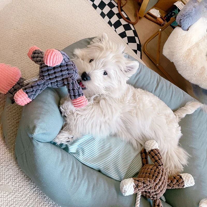 

Pet Toys Wholesale Dog Sound Toy Dog Bite Resistant Teeth Amazon Burst Plush Dog Supplies