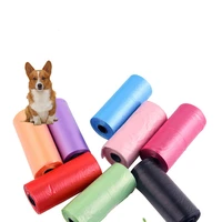 5 rolls 90 pcs pet dog poop bags dispenser collector garbage bag puppy cat pooper scooper bag small outdoor clean pets supplies