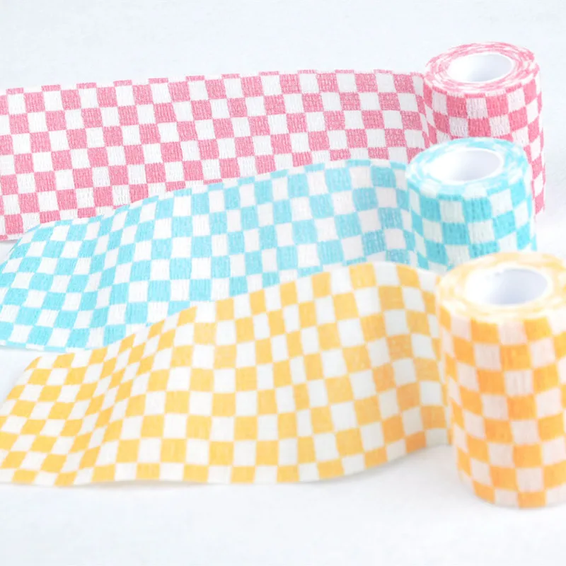 

1Roll 5cm*4.5m Pet Dog Cat Medical Breathable Elastic Bandage Non-woven Pet Self Adherent Wound Outdoor Retractable Sports Tape