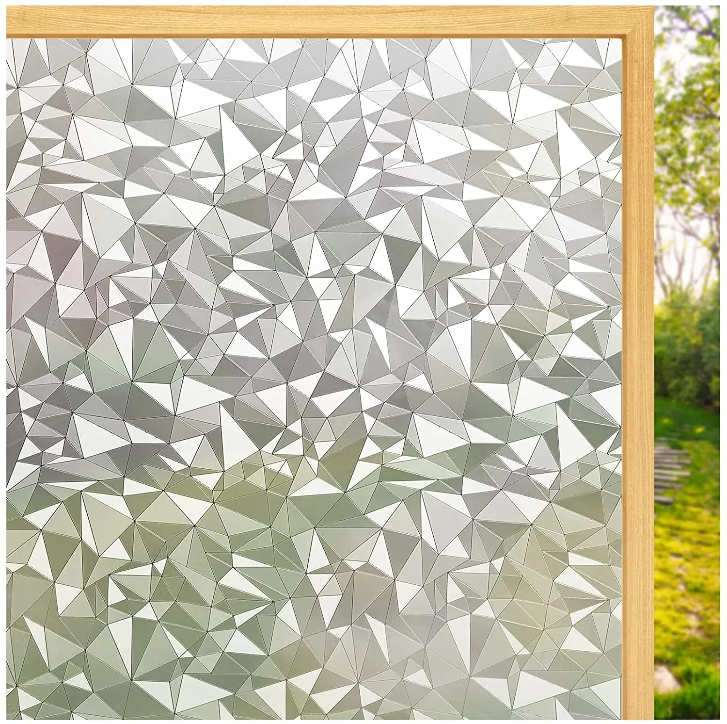 LUCKYYJ оконная пленка для конфиденциальности, матовая стеклянная пленка, антиклейкая статическая липкая пленка для дома и офиса, оконная наклейка с защитой от УФ-лучей