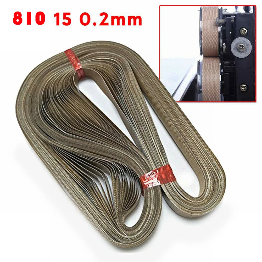 

50pcs PTFE Belt For FR-900 FR770 Continuous Band Sealer 750*15 770*15 810*15 Transport Supplies Power Tool Conveyor Belt