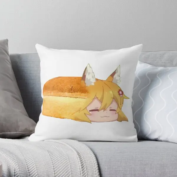 

Senko Loaf Printing Throw Pillow Cover Decor Anime Office Waist Sofa Hotel Wedding Home Car Fashion Throw Pillows not include