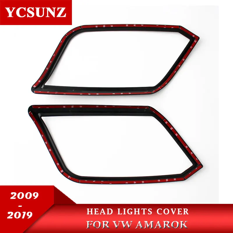 Фара окружает отделкой для Vw Amarok 2009 2010 2011 2012 2013 2014 2015 2016 2017 2018 2019 углеродное