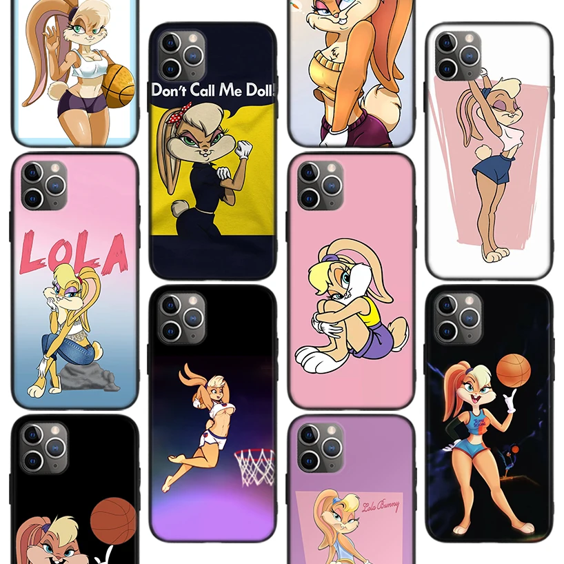 

Lola Bunny Cartoon Phone Case For iPhone 11 12 Pro Max 13 Mini 7 Plus X XS XR Apple 6 6S 8 SE 5 5S Fundas Back Cover Coque