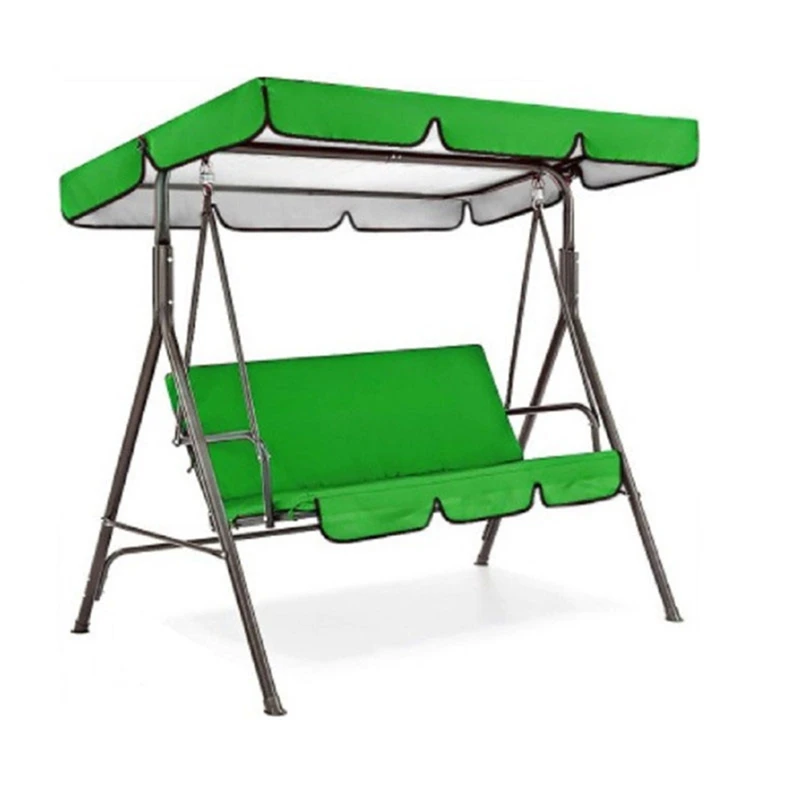 Sunshade For Swing Pew 2/3 Seater Garden Chair Cover Polyester Taffeta Waterproof Canopy Tools