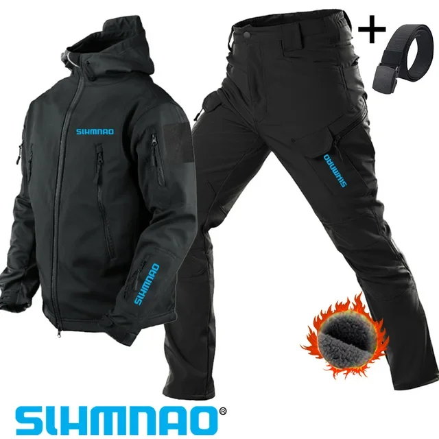 2024Осенне-зимний водонепроницаемый и ветрозащитный комплект для рыбалки на