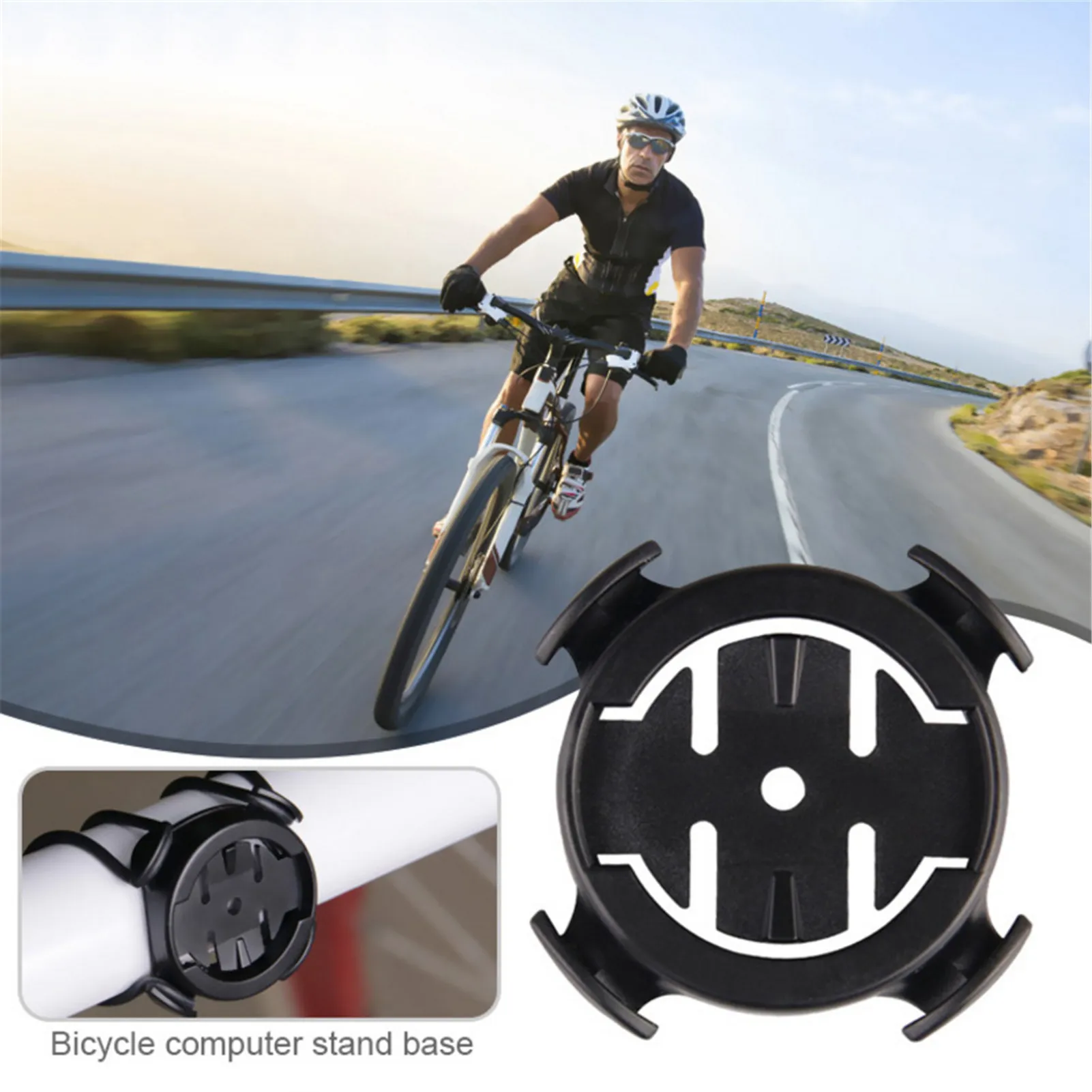 

Code Table Base Bicycle Stopwatch Base Easy To Install Stopwatch Holder Handlebar End Lock-On Plugs Bicycle Wrist Group Set