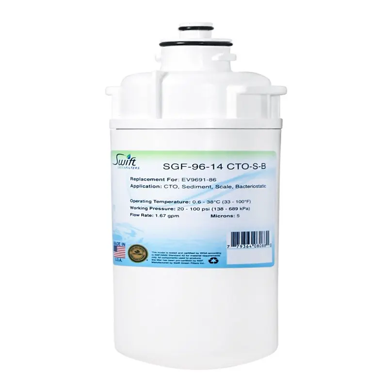 

CTO-S Water Filter for Everpure EV9617-26, EV9617-21,1 Pack