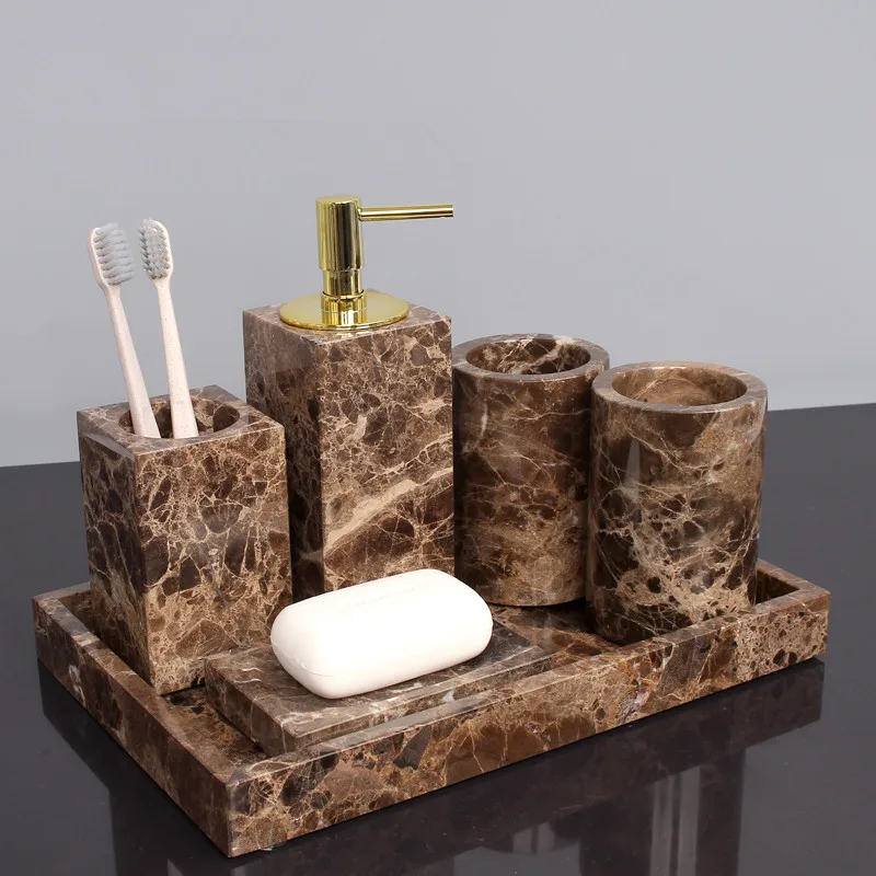 Набор аксессуаров для ванной комнаты с шариками туалетные принадлежности