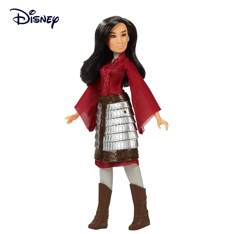 

Disney Mulan Fashion Doll with Skirt Armor Shoes Pants Top Inspired by Disney's Mulan Movie Toy for Kids and Collectors E8633
