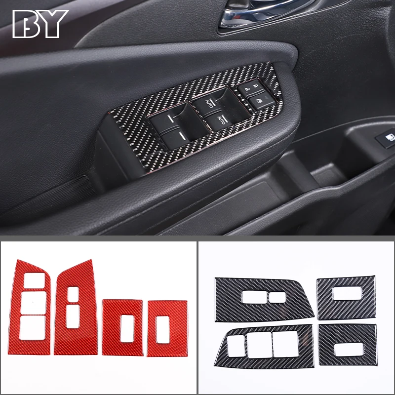 

Мягкая рамка из углеродного волокна для Honda Pilot 2015-2019, декоративная наклейка, аксессуары для модификации интерьера