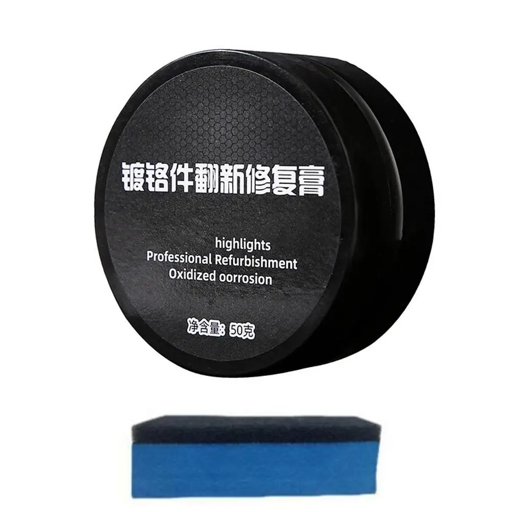 

Польская паста для хромированного ремонта автомобилей, дверных ручек, оконных рамок, царапин с логотипом, восстановление яркости металлических поверхностей