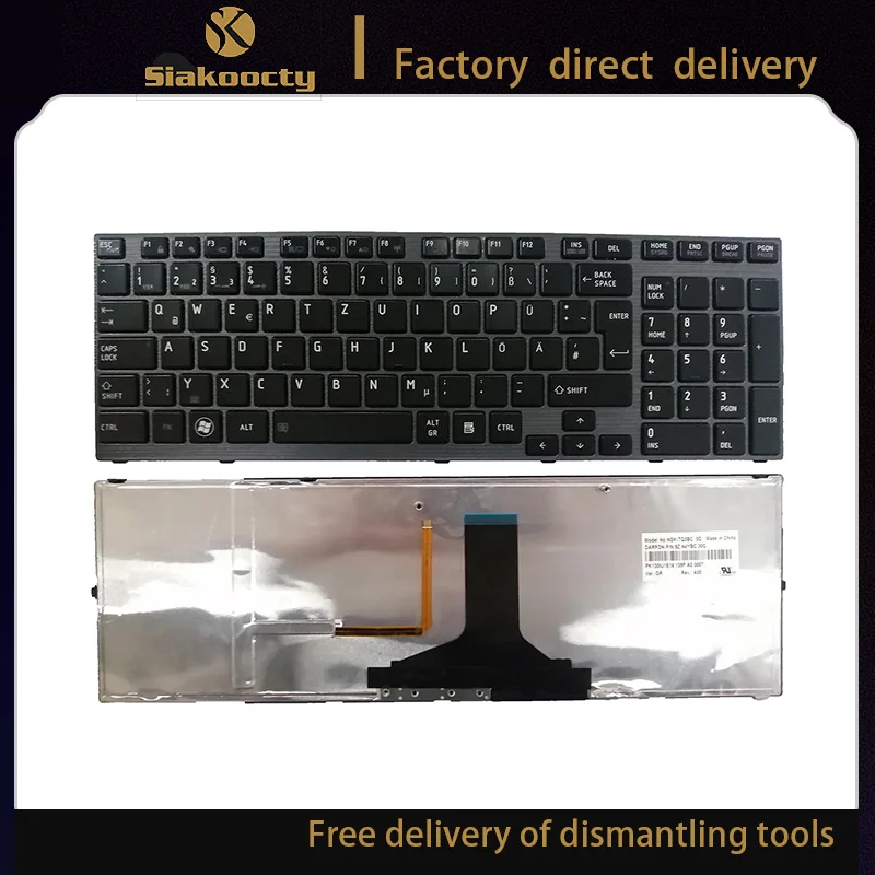 

New for Toshiba SATELLITE P755 P770 P775 P750 P750D GR keyboard Backlit NSK-TQ3B