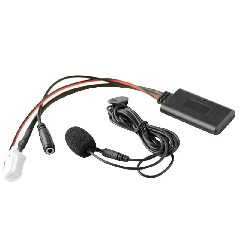 

Car Bluetooth 5.0 Aux Input Audio Cable Microphone Handsfree Adapter 8Pin Plug for Nissan Sylphy Tiida Qashqai Geniss