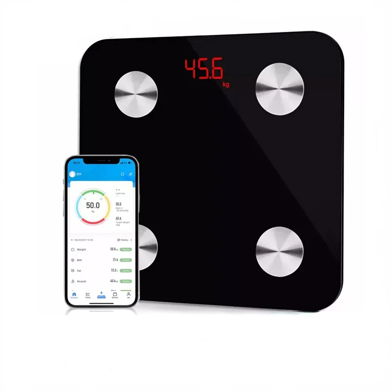 

USB Durable Body Fat Scale Smart Bathroom Weight Scale Health Monitoring Wireless Digital BMI Body Composition Analyzer Dropship