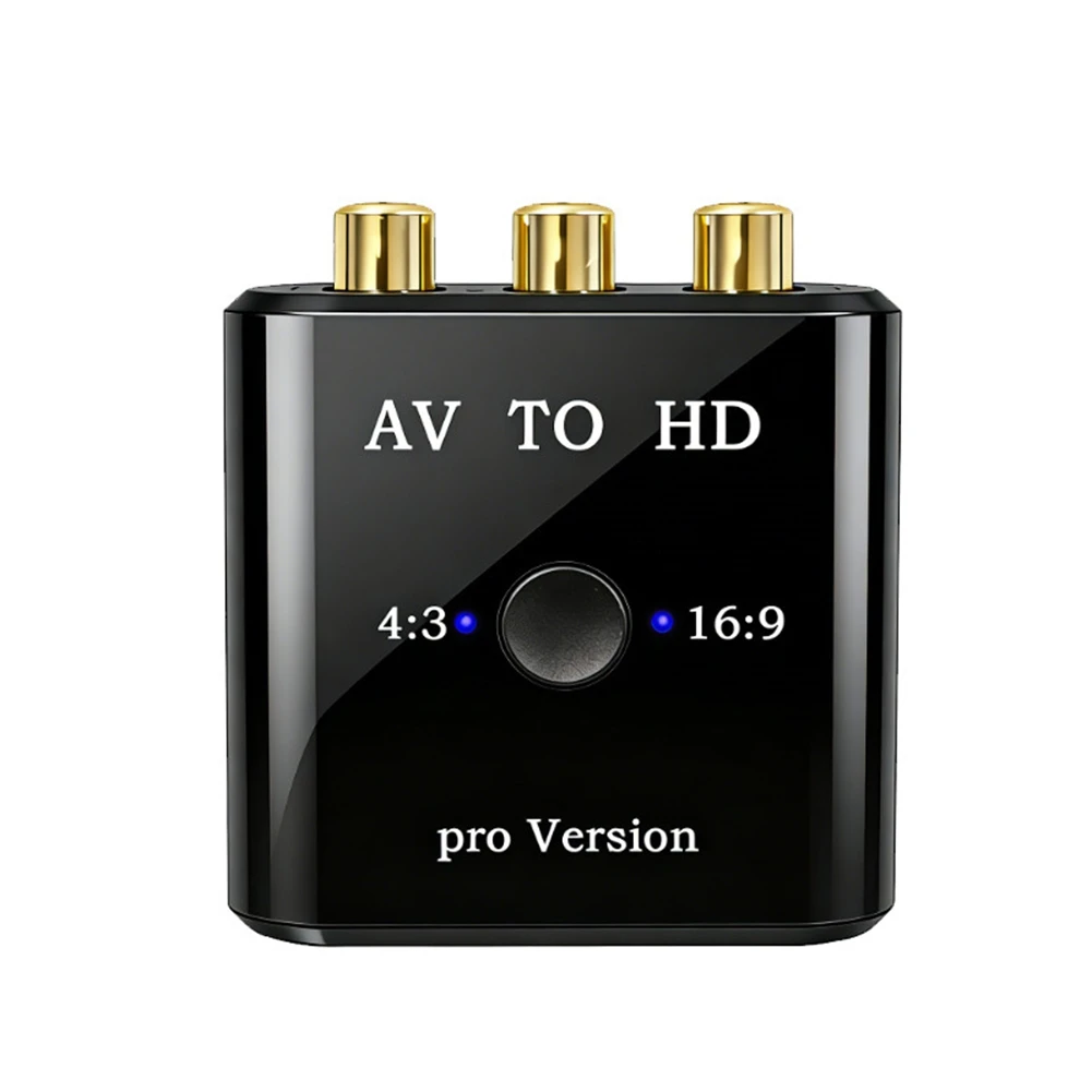 (A30I) Конвертер RCA AV в HDMI-совместимый, AVCVSB LR Video Box, поддержка HD 1080P, выход NTSCPAL (art.: 3920da56ebb1f) - 3920da56ebb1f
