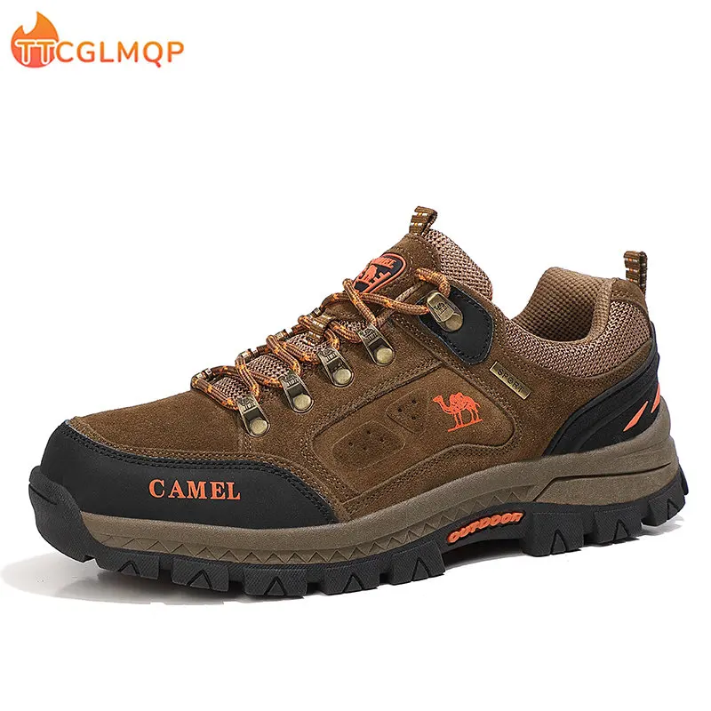 

2023 Men Outdoor Non Slip Sports Hiking Shoes Rock Climbing Trekking Footwear Men Casual Sneakers Fashion Walking Shoes Big Size