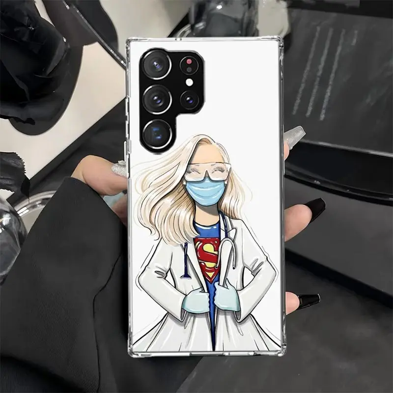 Чехол для телефона Medicine Nurse Doctor Samsung Galaxy S25 S23 S24 Ultra S22 Plus S21 S20 FE S10E S10 + S25U Мягкий