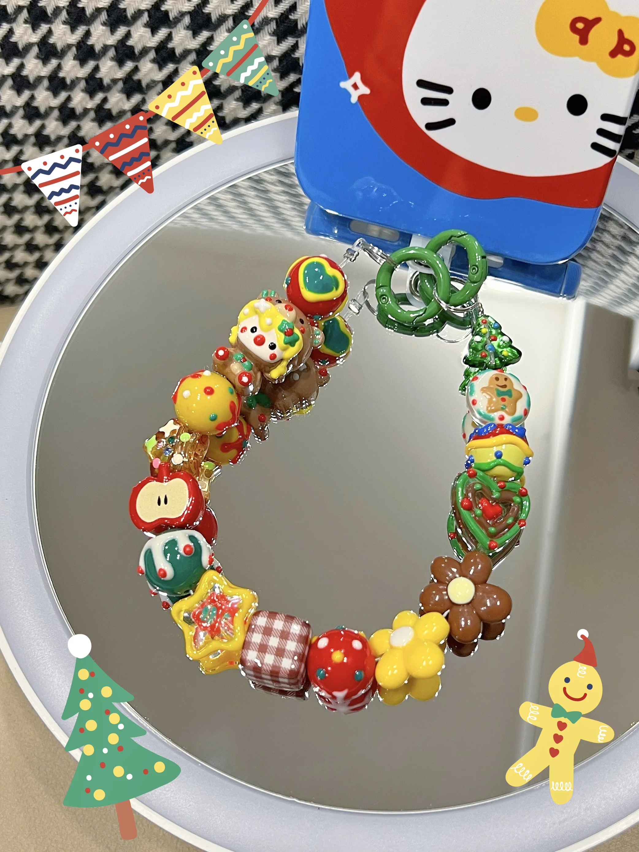 Оригинальный дизайн Рождественский сахарный горошек милый мультяшный чехол для