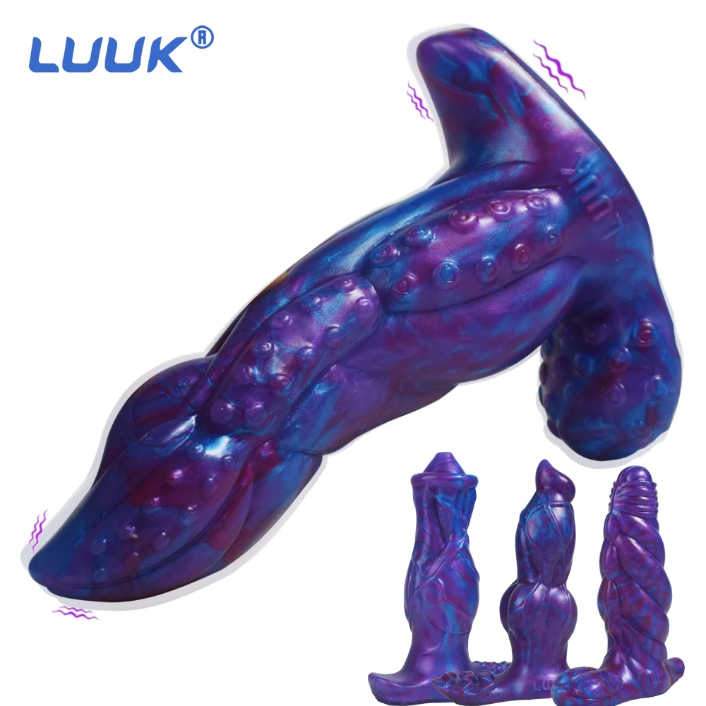 LUUK Purple Wireless Dildos Wearable USB Rechargeable Vibrator for Women Clitoris Stimulator Massager Goods Sex Toys for Adults