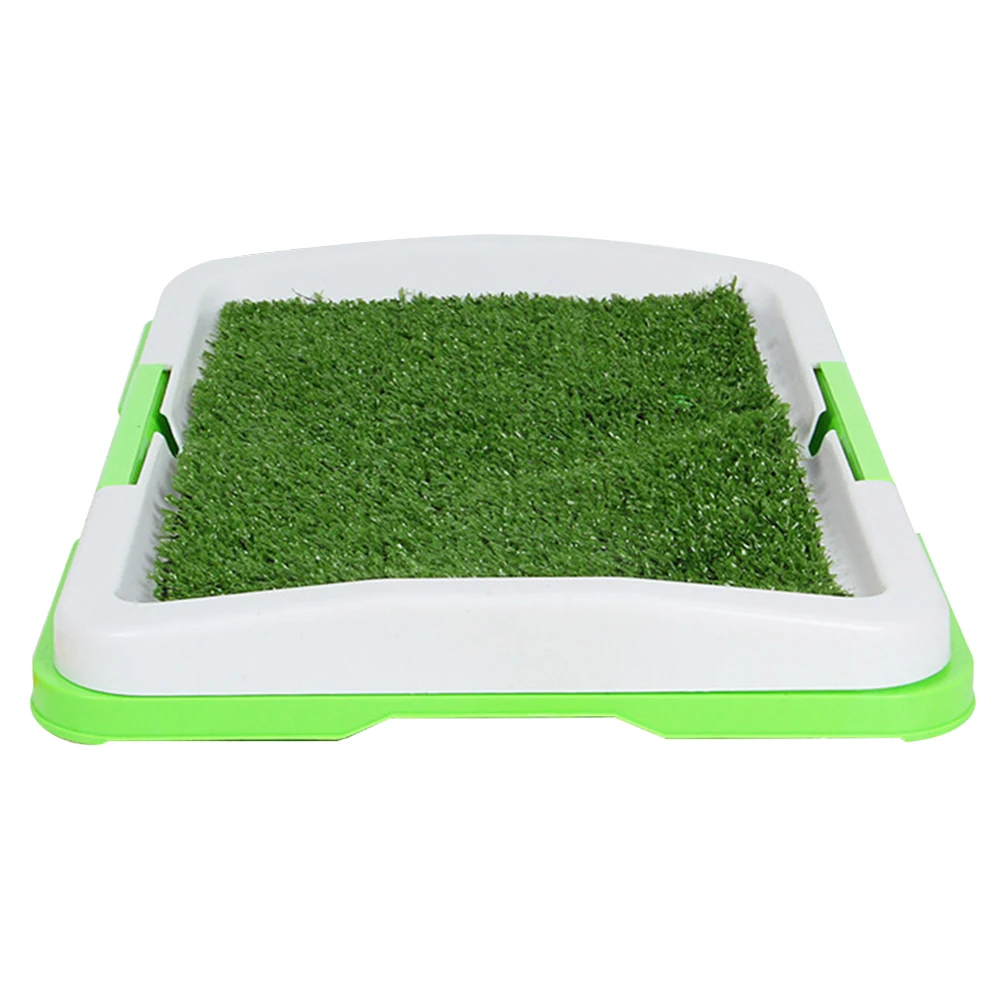 Dog Pet Potty Training Pee Pad Mat Puppy Tray Grass Toilet Simulation Lawn For Indoor Potty Training Pet Supply