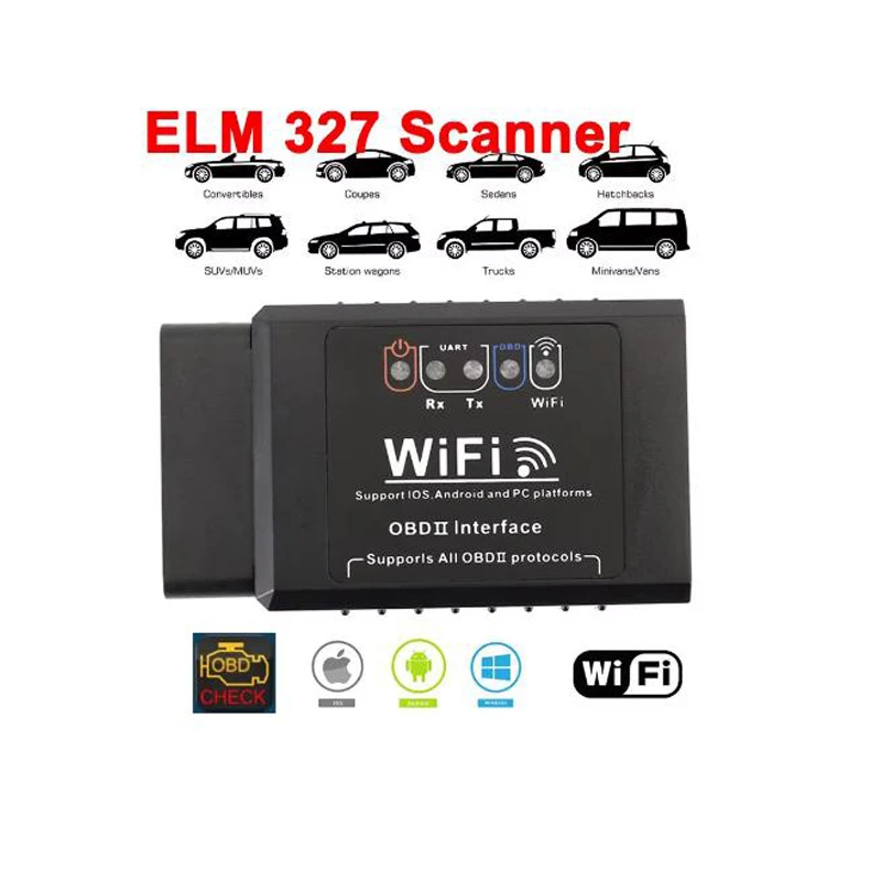 WiFi ELM327 V1.5 OBD2 Сканер Для iPhone IOS/Android Автоматический Диагностический Инструмент