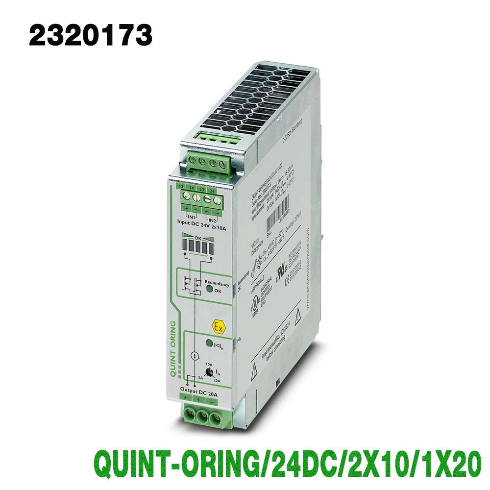 

2320173 QUINT-ORING/24DC/2X10/1X20 QUINT ORING For Phoenix Redundancy Module