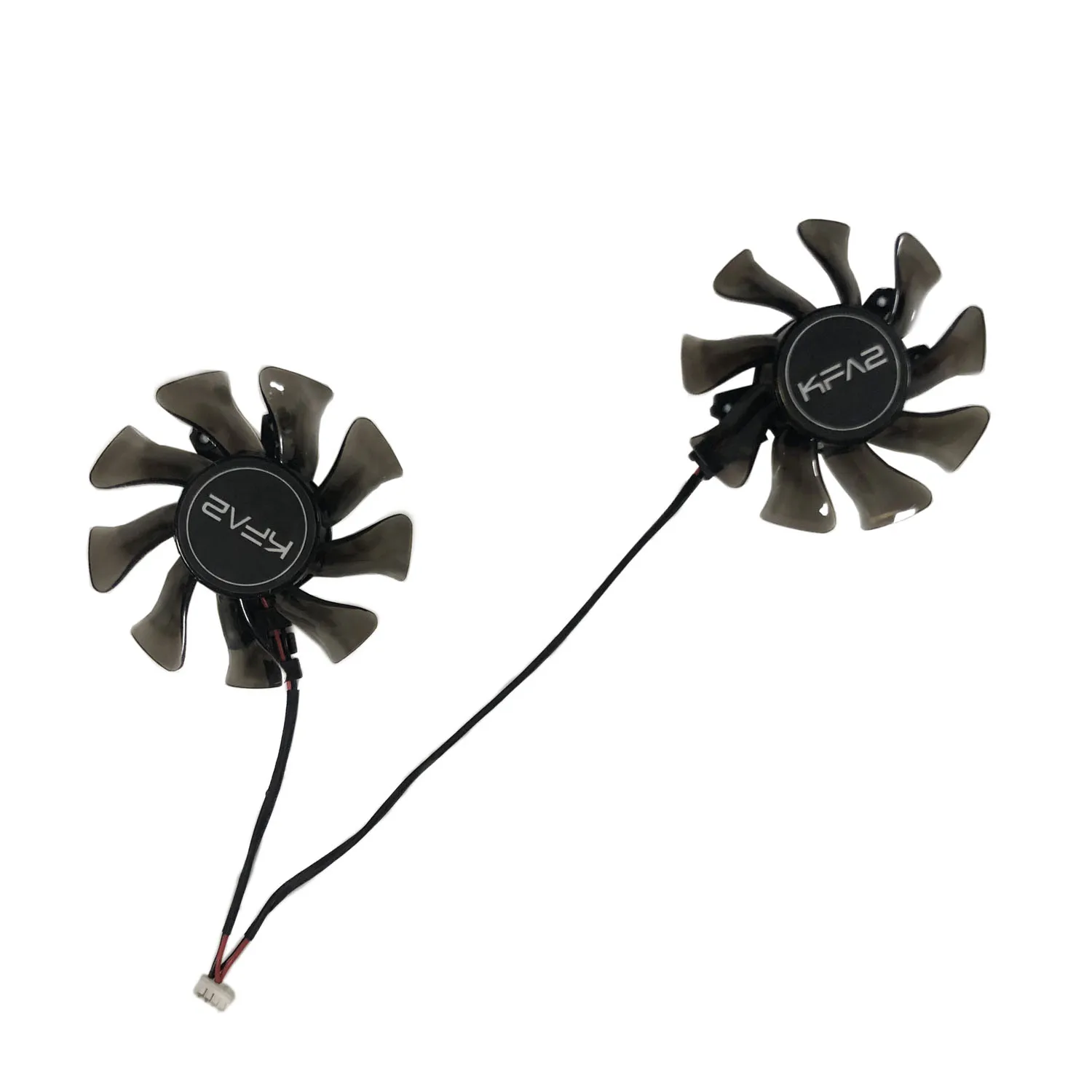 2Pcs/Set 75mm 4Pin 2Lines GA82O2M,GPU VGA Cooler,Video Card Fan,For KFA2 GeForce GTX 1650 EX (1-Click OC)