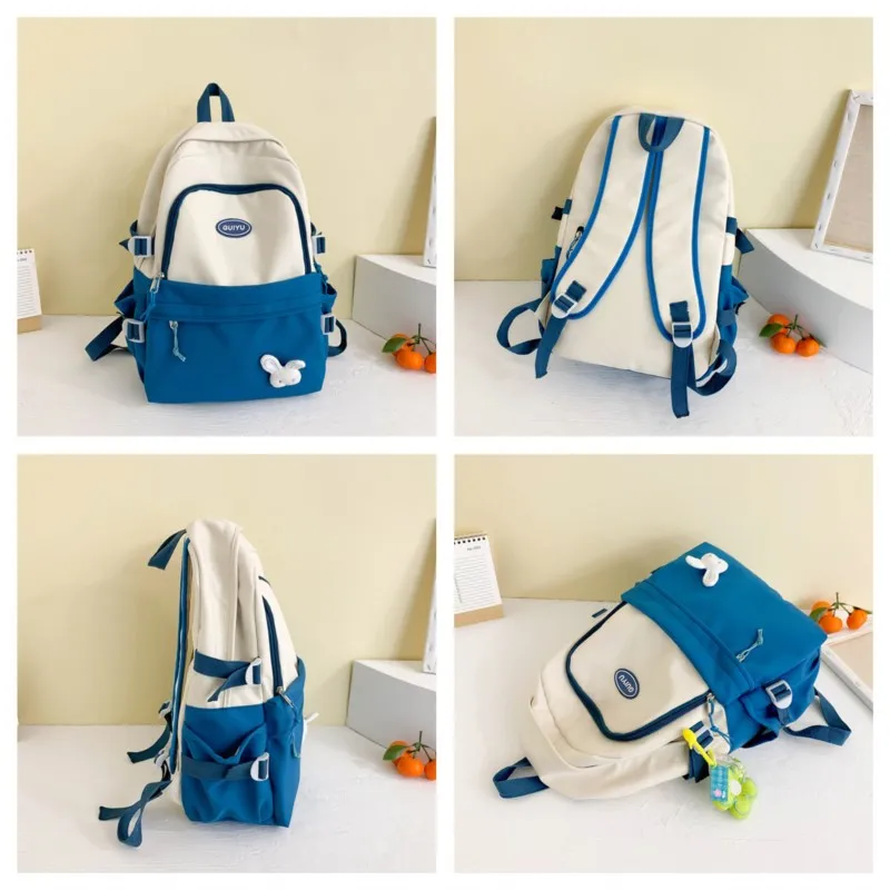 Женские Модные нейлоновые рюкзаки сумка на плечо для девушек Молодежный стиль