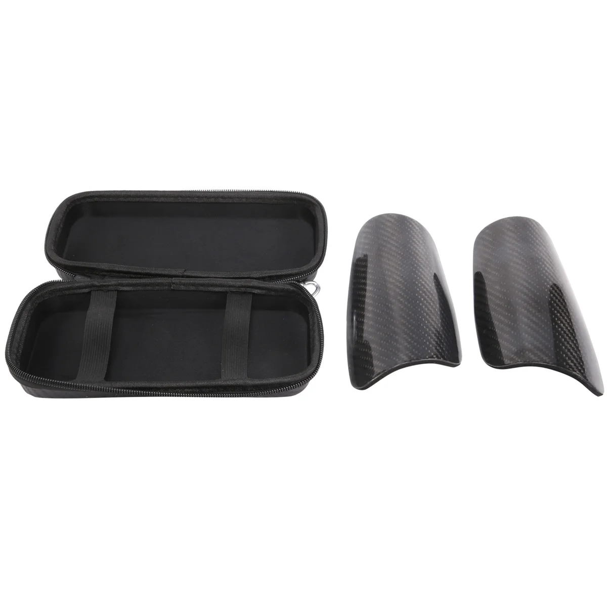 Футбольные щитки для голени из углеродного волокна с футляром переноски дышащие