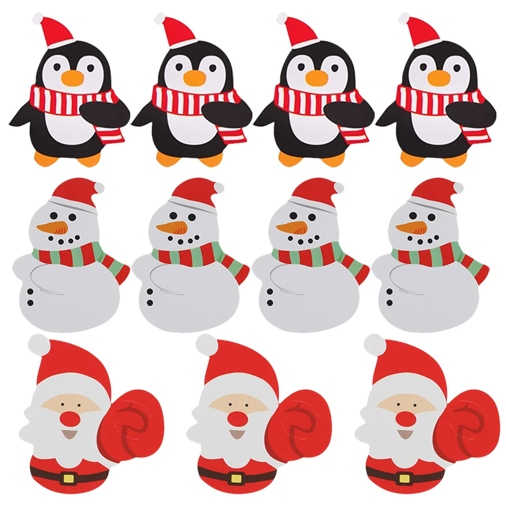 

Christmas Lollipop Cardspaper Candy Party Gift Stocking Santa Stuffer Favor Holiday Diy Decoration Holder Supplies Ornaments