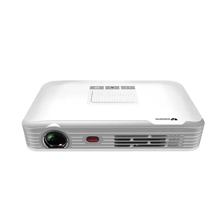 WOWOTO DLP 4K проектор портативный Android Mini Smart 1080P WXGA Автофокус Keystone WIFI Bluetooth HD лучевой проектор