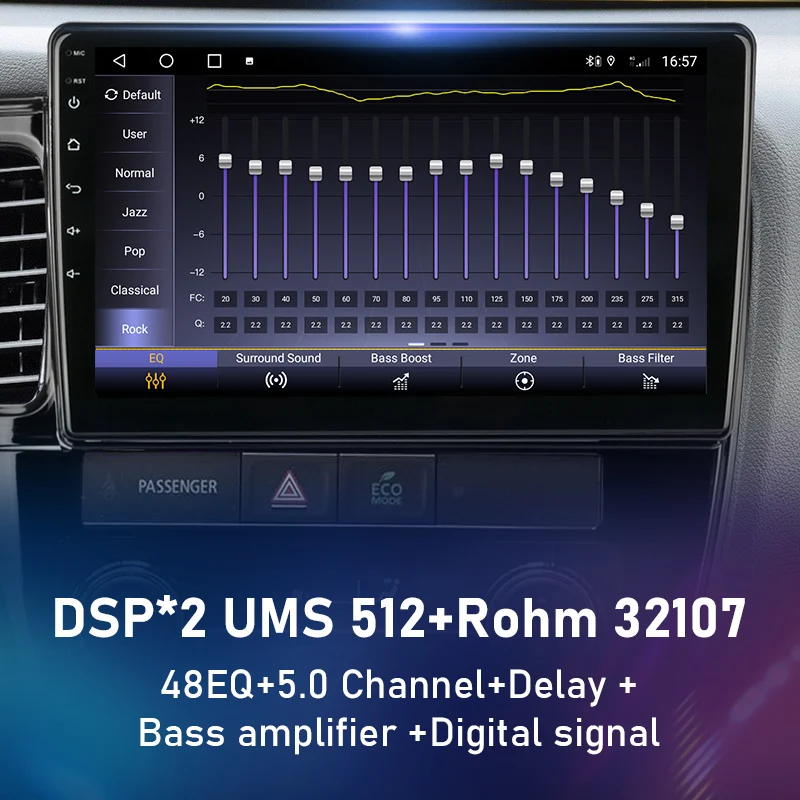 Автомобильный радиоприемник JMCQ Android 10 4G для Mitsubishi Outlander 3 GF0W GG0W 2012-2018